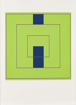 Portfolio with eleven serigraphs, signed and numbered 67/110, 1977.