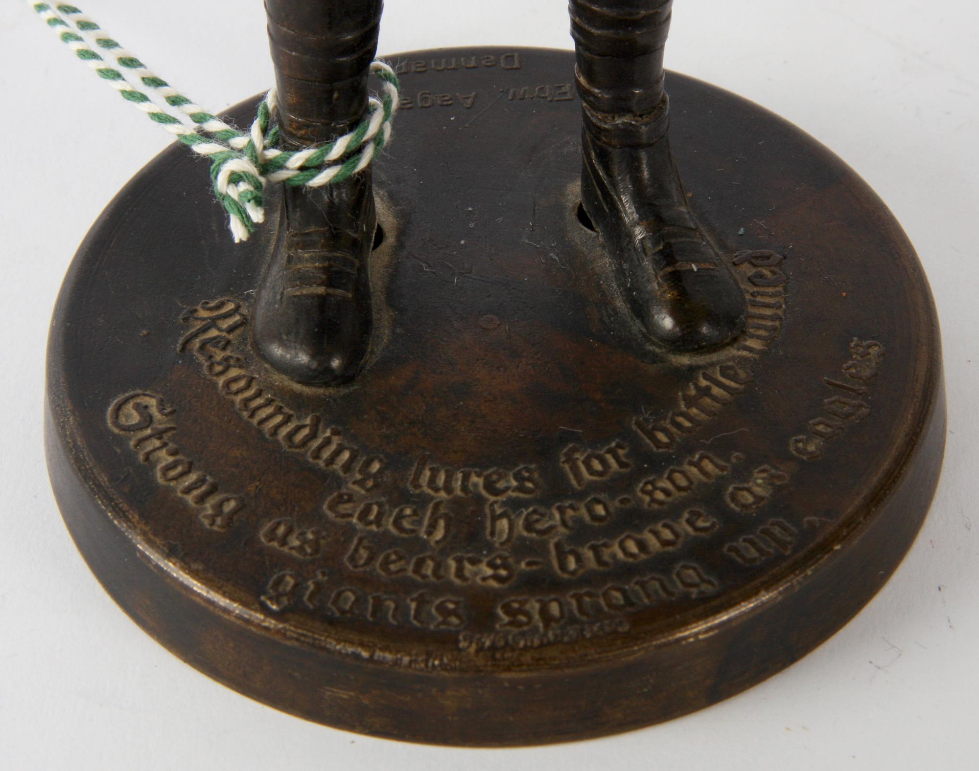 SKULPTUR, brons, Ebw Aagaarb.