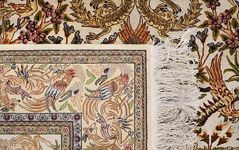 Carpet, Kayseri, silk, 166 x 114 cm.