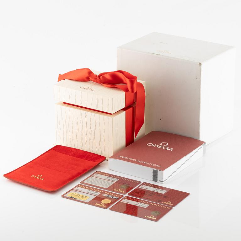 Omega, De Ville, Co-Axial, chronograph, wristwatch, 35 mm.