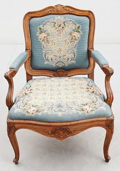KARMSTOL, rokokostil, sekelskiftet 1900.