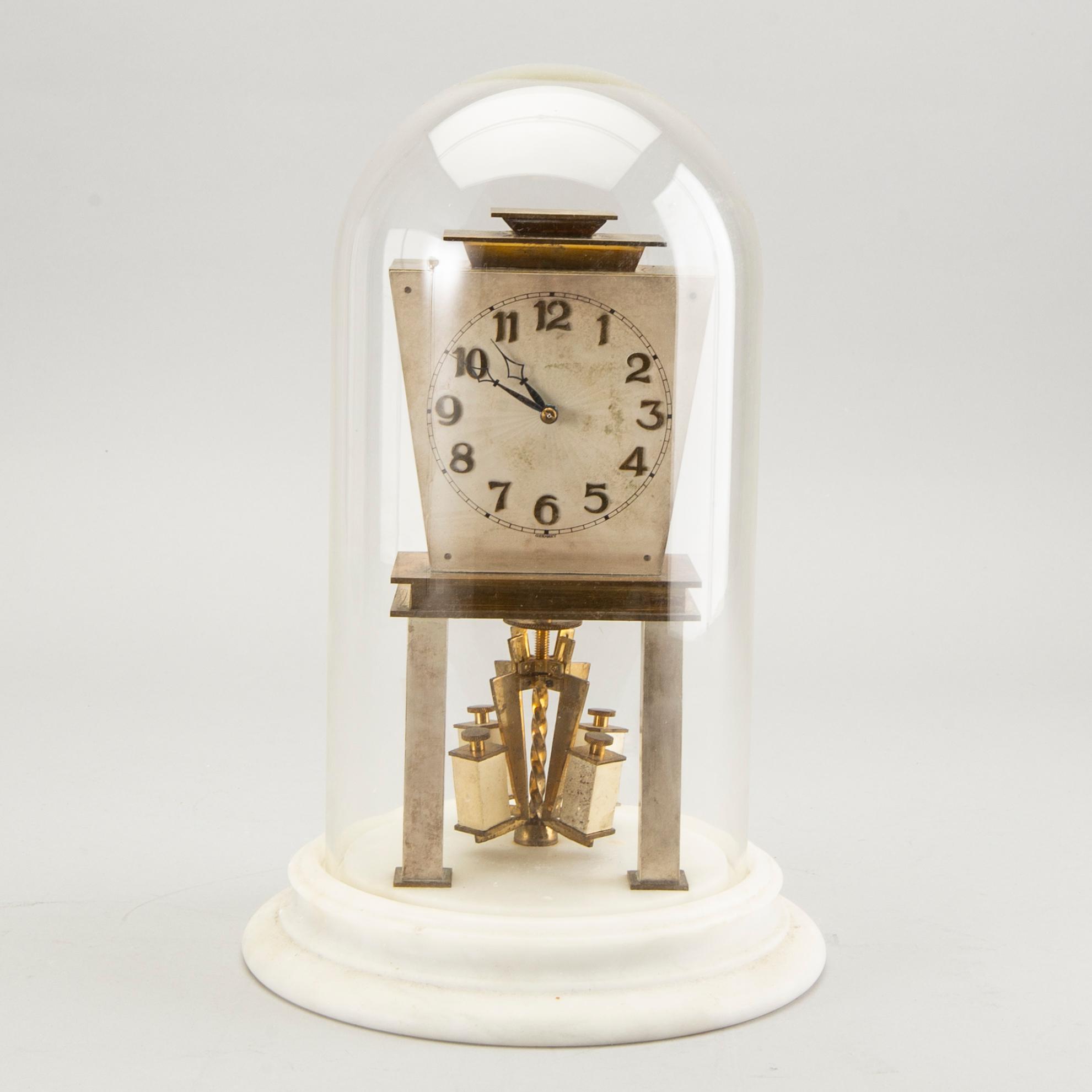 A German Art Deco table clock.