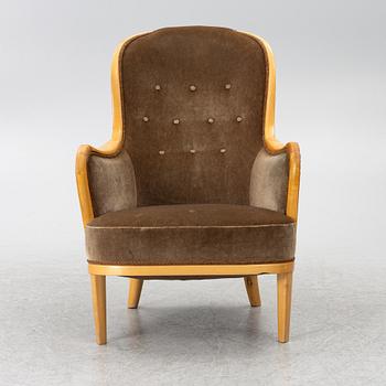 Carl Malmsten, armchair, 'Advokaten', second half of the 20th century.