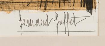 BERNARD BUFFET,  "L`OEUF SUR LE PLAT" (1955).