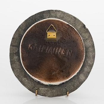 Birger Kaipiainen, a 1950's stoneware bowl signed Kaipiainen.