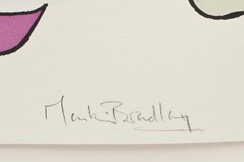 MARTIN BRADLEY, färglitografi, sign och numr 114/199.