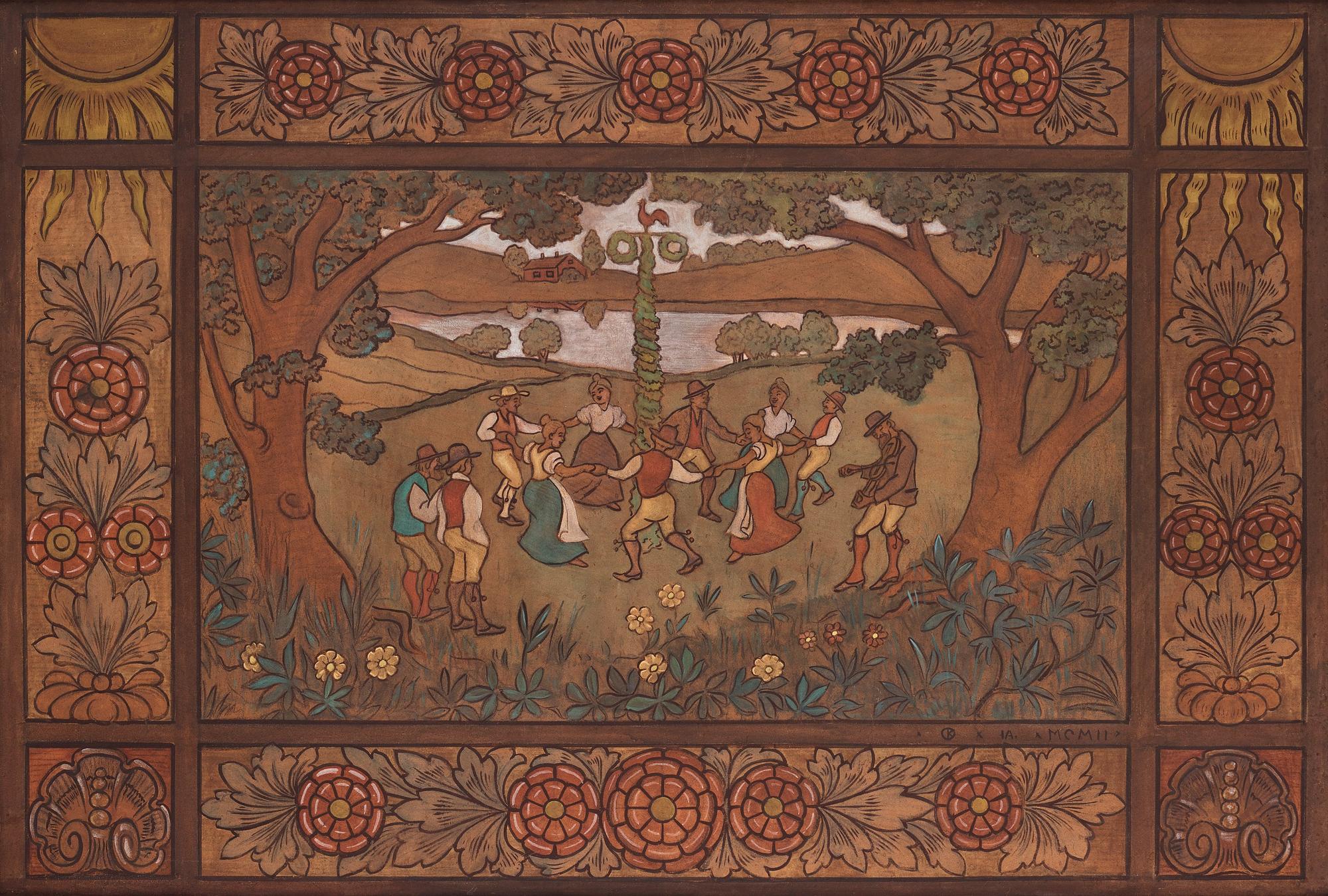 Ivar Arosenius, "Midsommardans".
