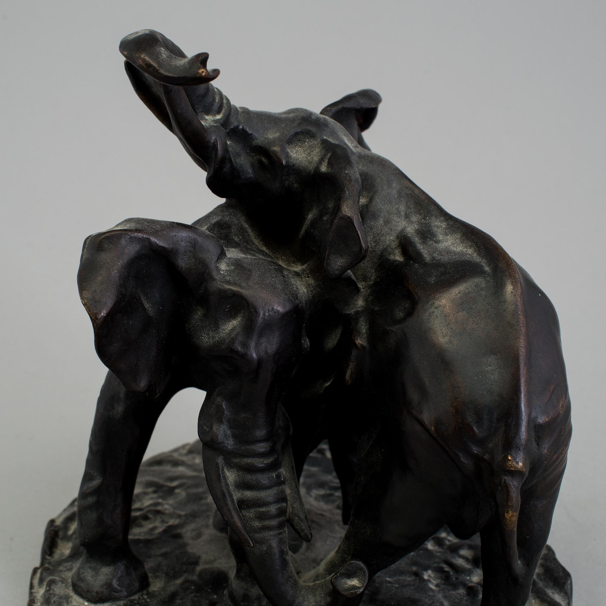 CARL MILLES, a bronze sculpture signed Carl Milles.