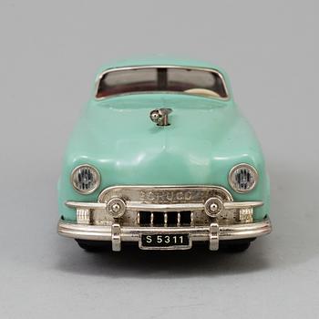 a Schuco "Elektro Ingenico 5311" car, Germany ca 1950.