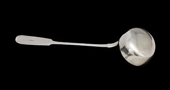 Soppslev, silver, St Petersburg 1879. Tot vikt ca 201 g.