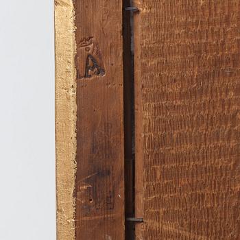 SPEGEL, GESÄLLPROV, av Frantz Strandberg, Stockholm 1773, rokoko/gustaviansk.