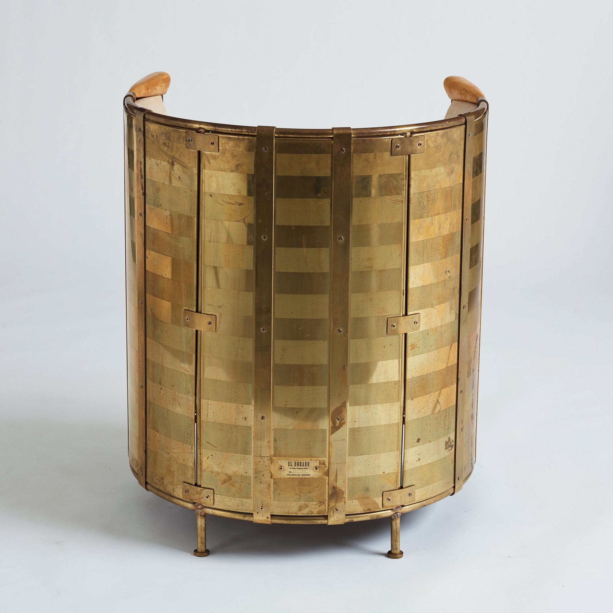 Mats Theselius, an "El Dorado" easy chair, ed. 61/360, Källemo Sweden post 2002.