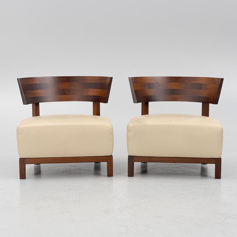 Antonio Citterio, armchairs, a pair, "Thomas", Flexform, Italy.