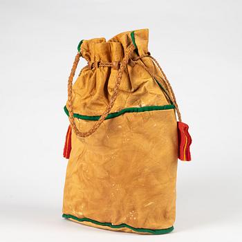Three leather bags.