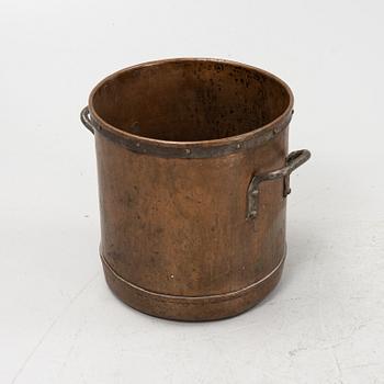 A copper vessel, 19th Century.