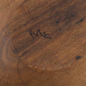 Magnus Ek, a pair of oak dishes for Oaxen Krog.