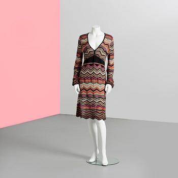 KLÄNNING, M Missoni, italiensk storlek 46.