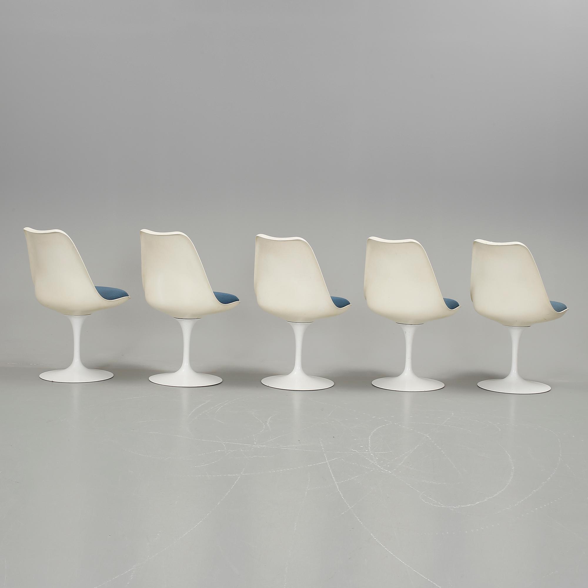 STOLAR, 5 st, "Tulip", Eero Saarinen, Finland.