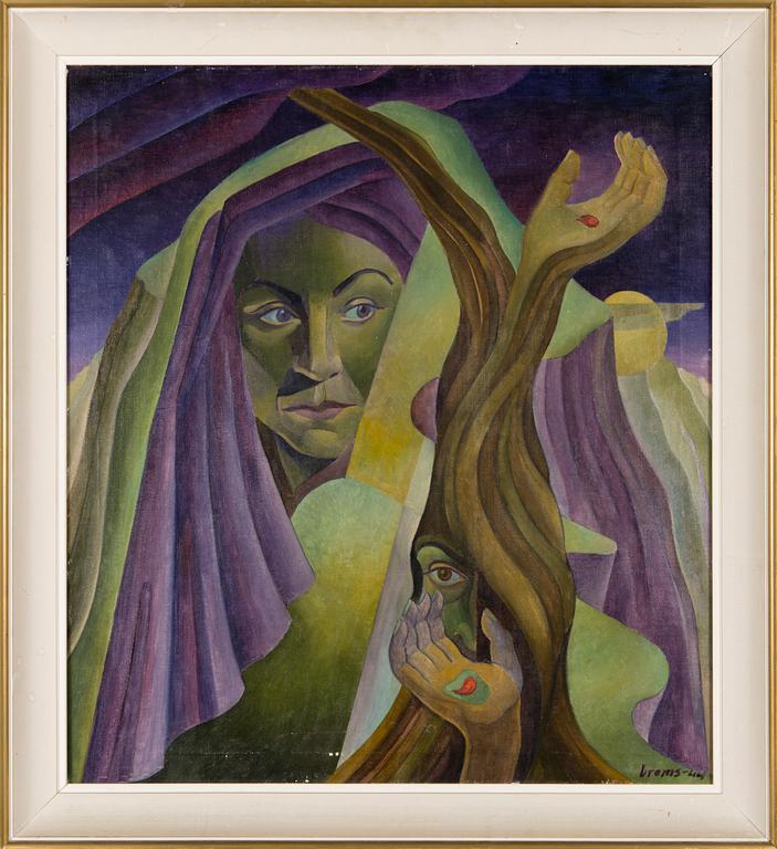 ARVID BROMS, oil on canvas, signed and dated -44.