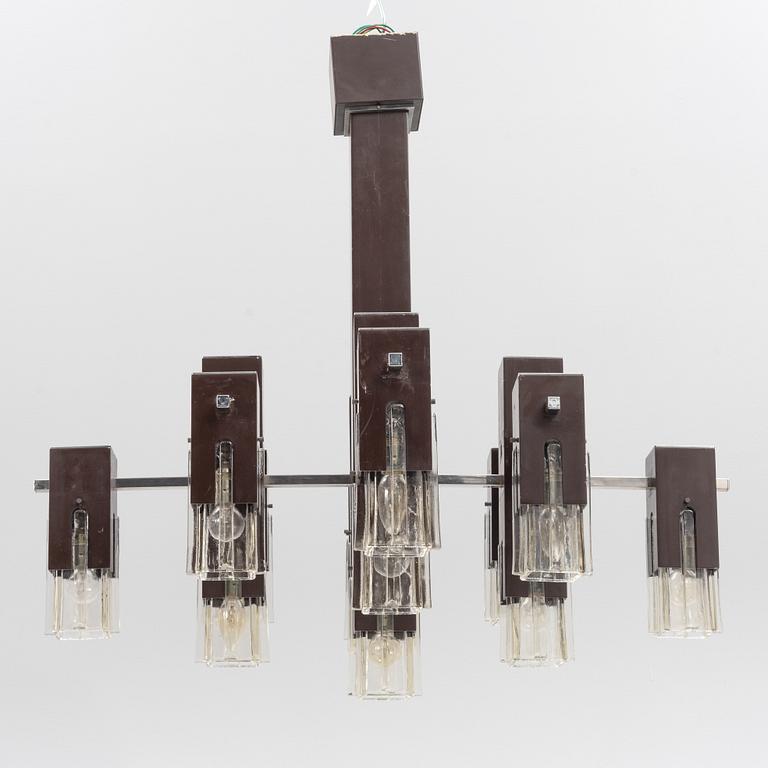 Gaetano Sciolari, a ceiling lamp, 1960s/70s.
