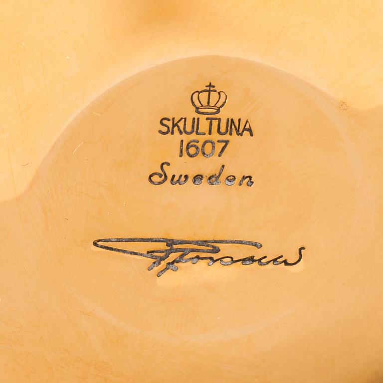 SUPKOPPAR, 8 st. Skultuna, design Pierre Forsell.