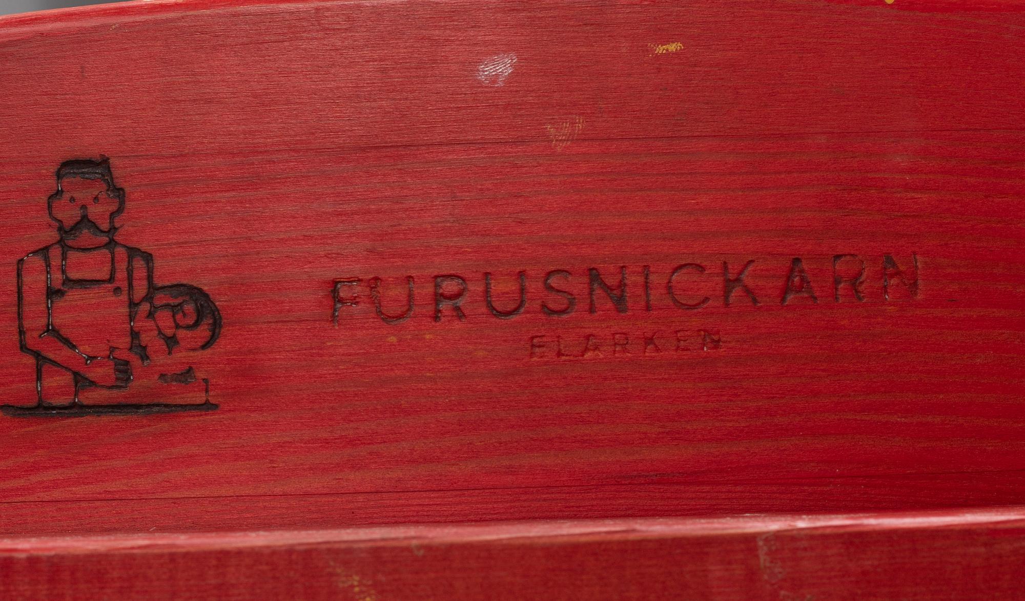 Gilbert Marklund, a pair of 'Jonte' stools, Furusnickaren, Sweden.