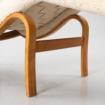 Bruno Mathsson, vilfåtölj, Firma Karl Mathsson, Värnamo, 1938.