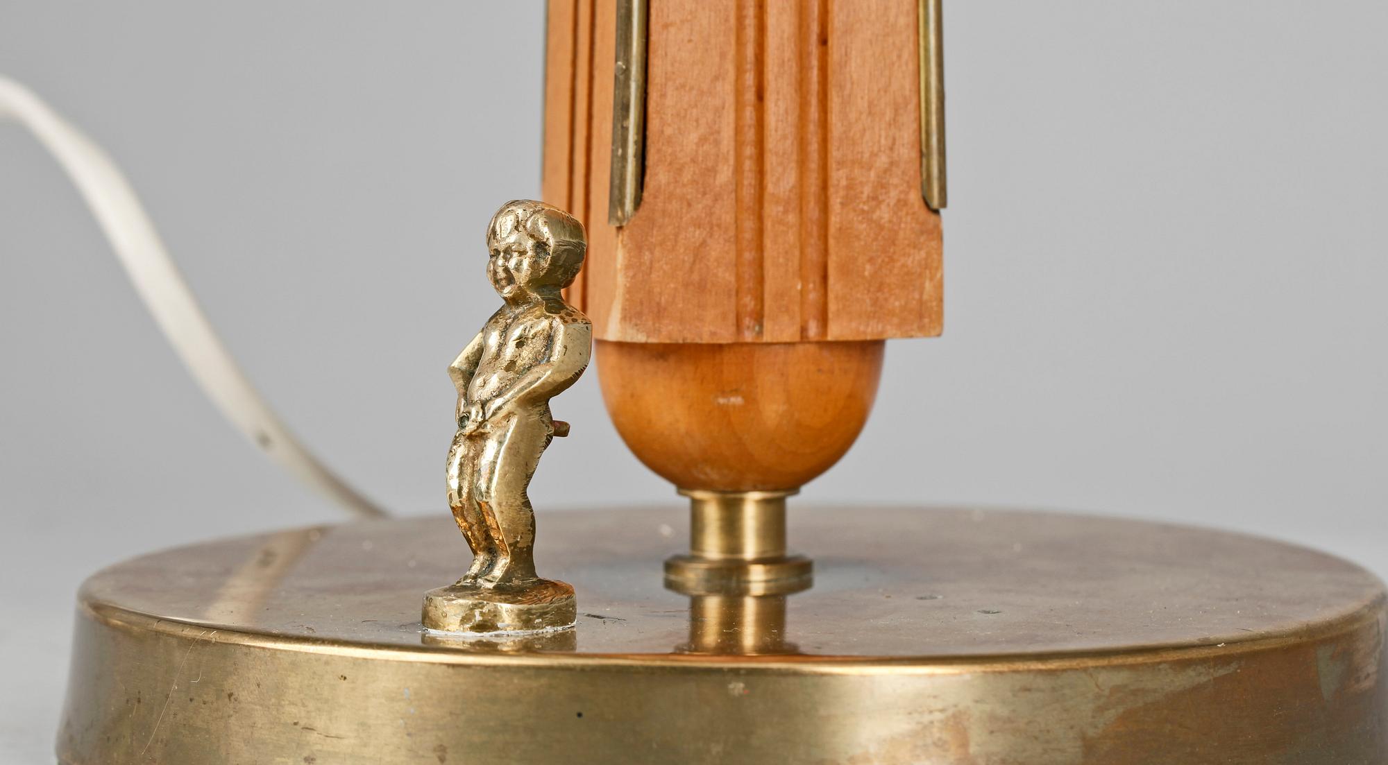 BORDSLAMPA, ART DECO, 1920/30-TAL.