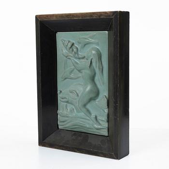 Nils Emil Lundström, a relief, Rörstrand.