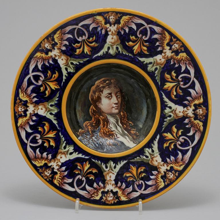 FAT, fajans, sannolikt Italien, 1800-tal.