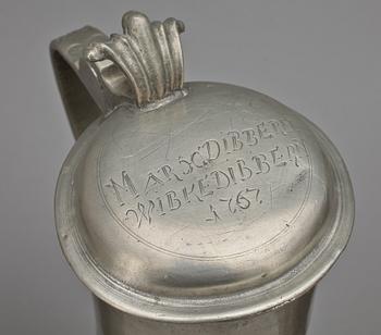 STOP, 4 st, tenn, bla Nils Abraham Santesson, Stockholm, 1849.