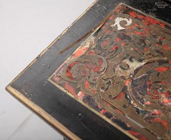 SKRIVBORD MED UPPSATS, Frankrike, s k Boullearbete, 1800-talets andra hälft.