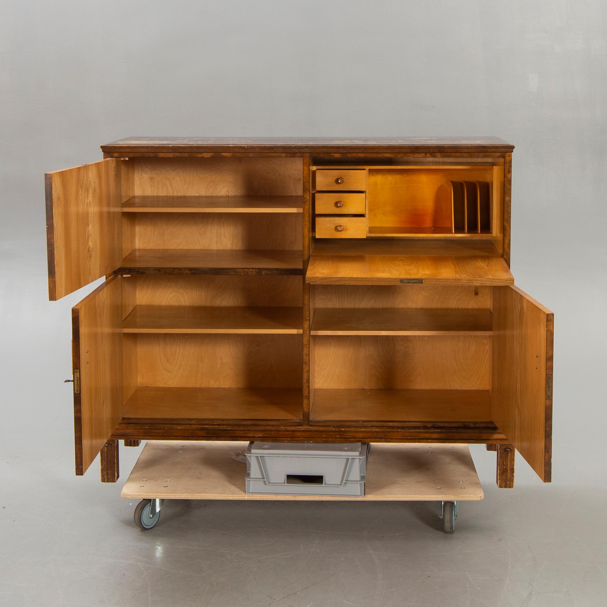 A Swedish Art Deco 1950s cupboard.