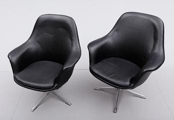 FÅTÖLJER, 1 par, 1960-tal.