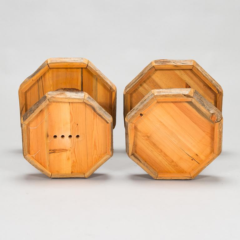 A pair of stools.