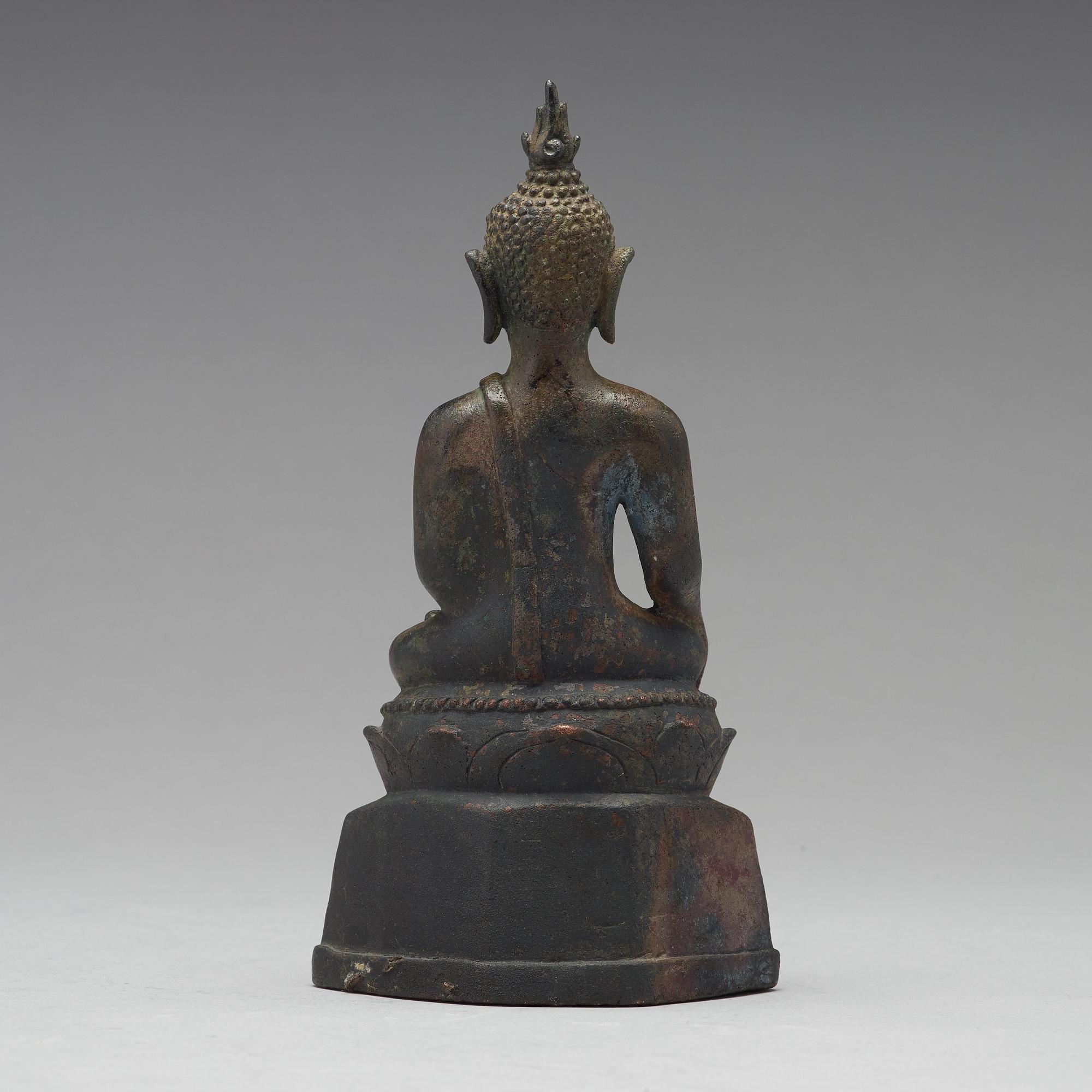 A Thai figure of Buddha, Lanna period, 15/16th Century.