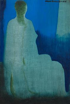 Max Salmi, "Sittande modell".