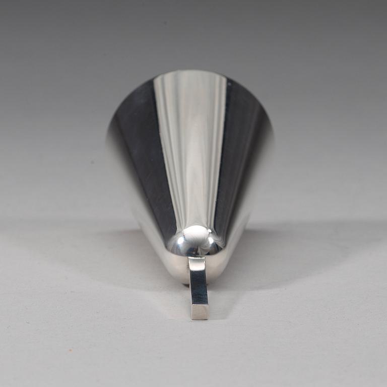 Wiwen Nilsson, a sterling serving bell, Lund Sweden 1958.