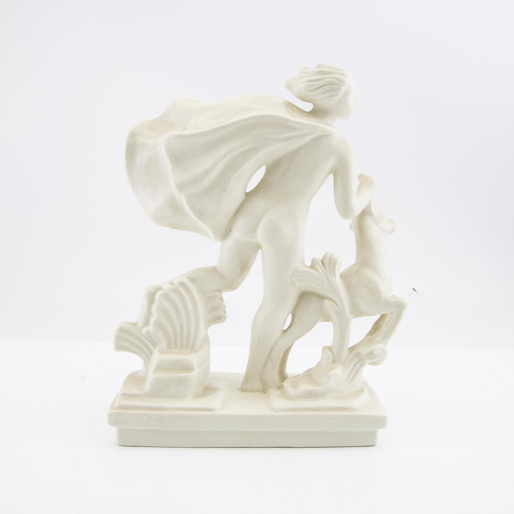 Arthur Percy , skulptur "Diana", Upsala Ekeby 1900-talets första hälft.