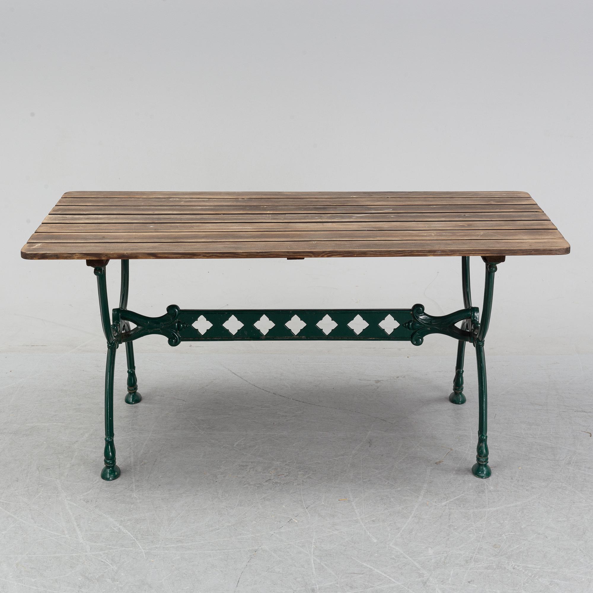 A five piece Byarum suite of garden furniture, late 20th Century.