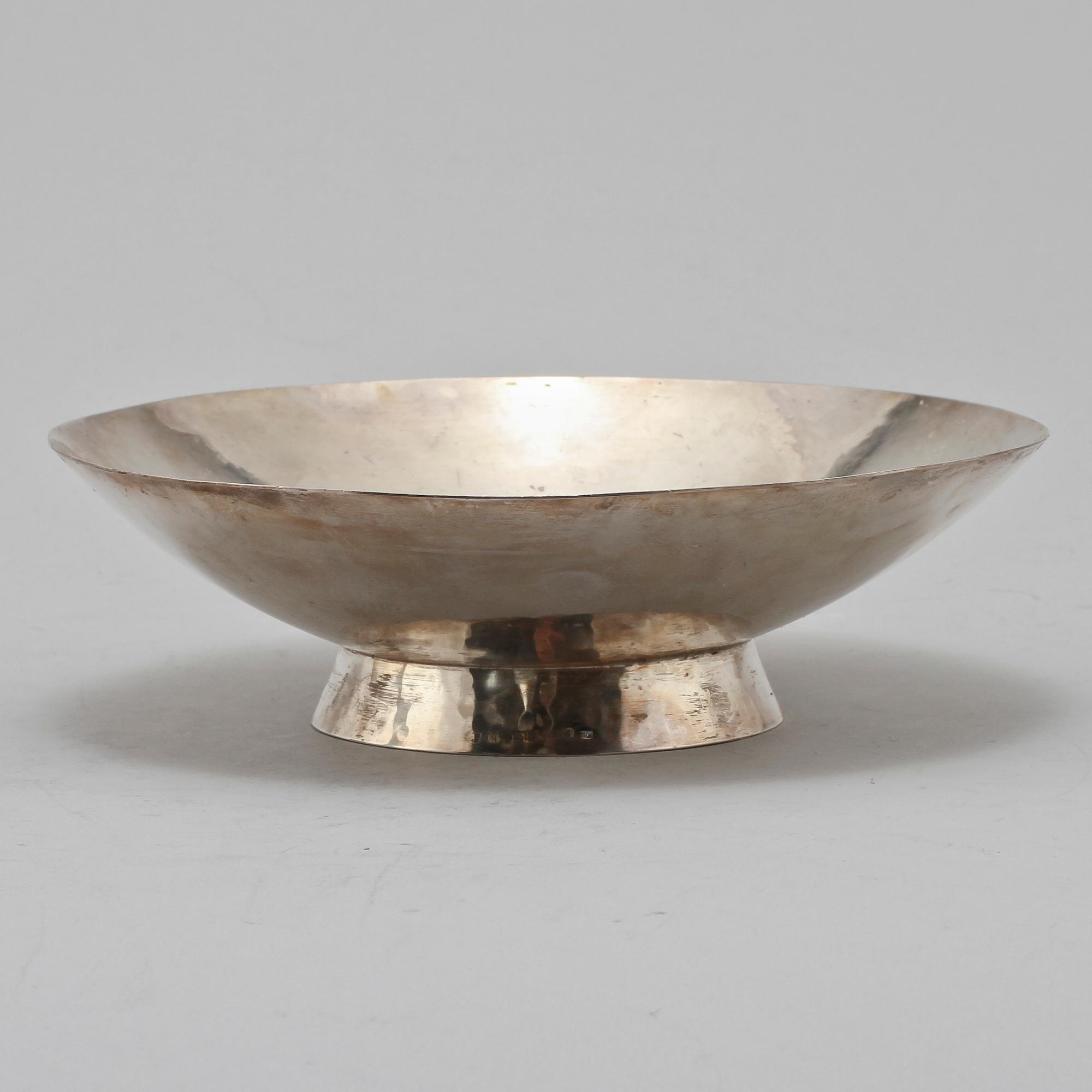 SKÅL, silver, Göteborg, 1900-talets andra hälft. Vikt 310 g.