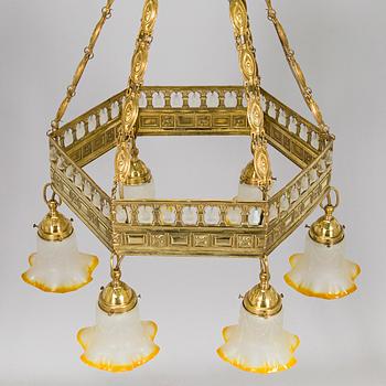 Kattokruunu, 1900-luvun alku.