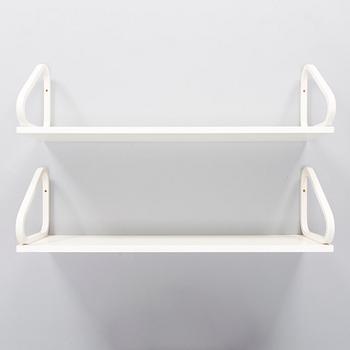 ALVAR AALTO, Two late 20th century shelves for Artek.