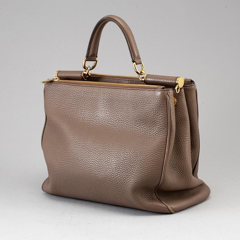 DOLCE & GABBANA, a '"Miss Sicily' leather handbag.