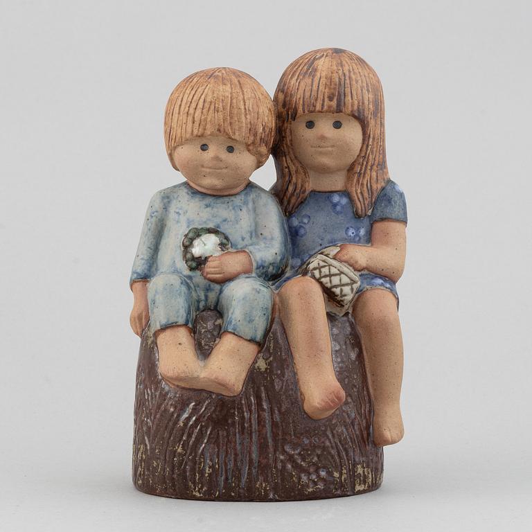 A Lisa Larson stoneware figurine, Gustavsberg.