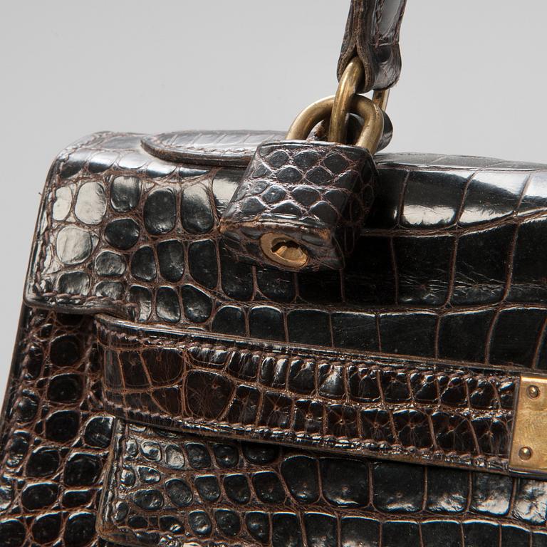 HANDVÄSKA, Hermès, "Kelly", 1960/70-tal.