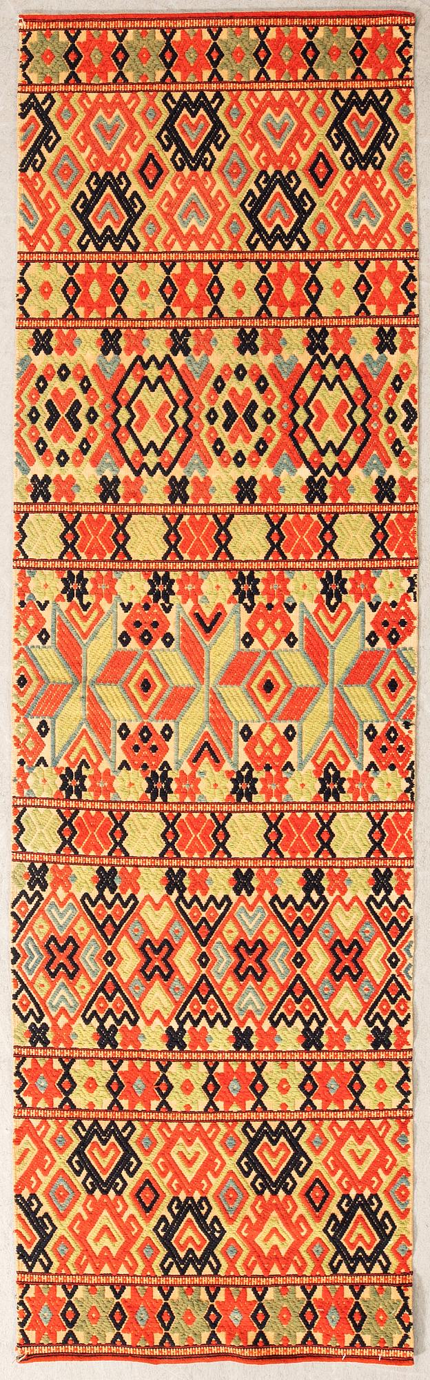 Bänkalängd, Skåne, 1900-talets första hälft, upphämta, 190 x 55 cm.