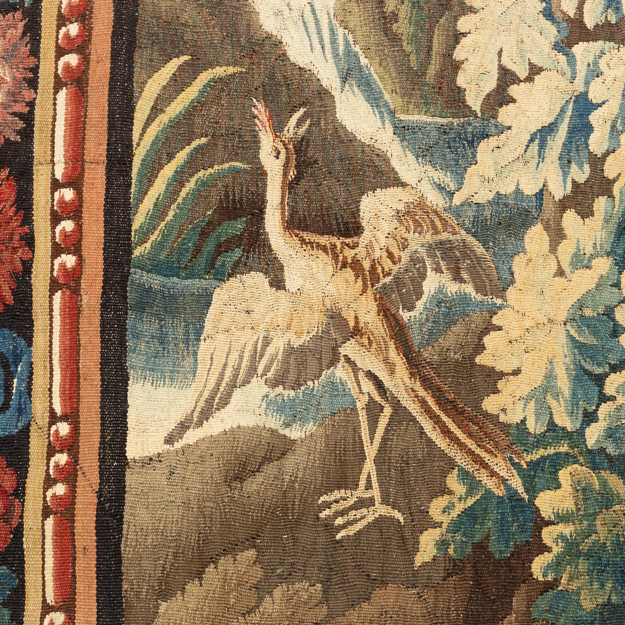 A Manufacture Royale d’Aubusson, 'entre-fenêtre' tapestry, ca 298 x 121-127,5 cm.