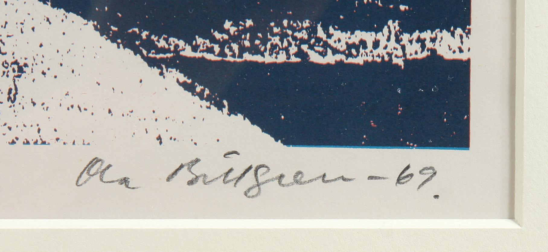 OLA BILLGREN, litografi, sign, nr 141/260 samt dat "-69".