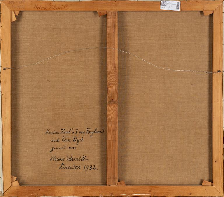 Antonis van Dyck, copy after, oil on canvas, by Helene Schmidt 1932.